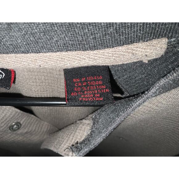 Wolverine Henley Waffle Knit Shirt - Size Medium - Picture 3 of 4